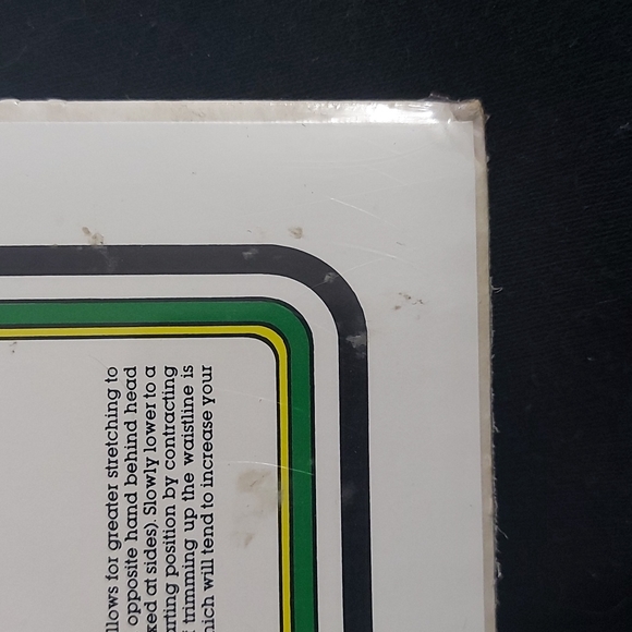 1985 Vintage Bruce Algra Stomach Workout Fitness Chart Series 16" x 11". - Picture 3 of 5